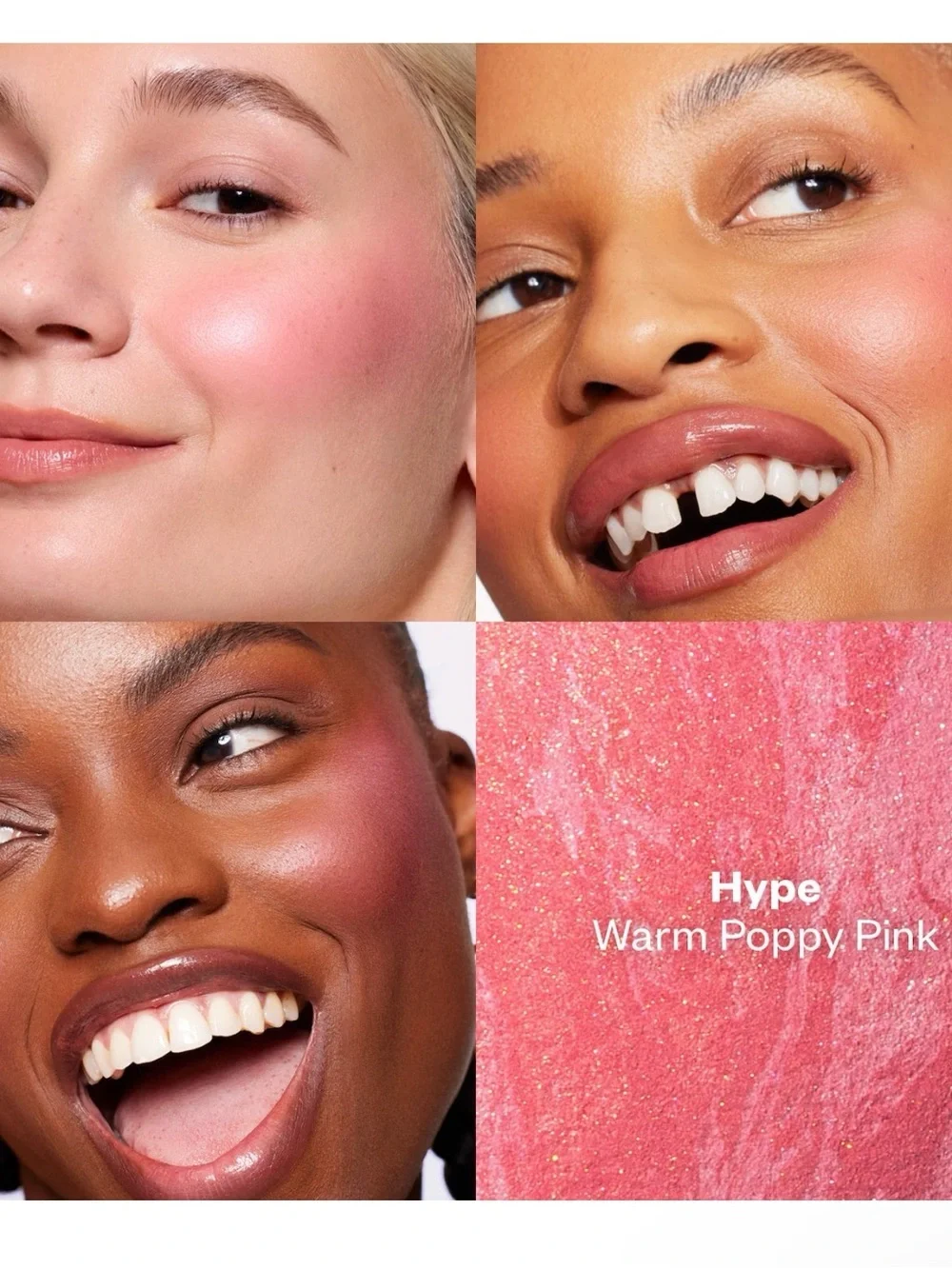 Kosas Blush Is Life Baked Blush — Hype - Warm Poppy Pink